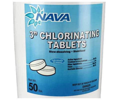 EPA approved. . 50 lb bucket of chlorine tablets